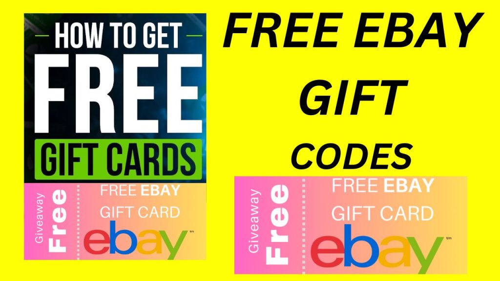 Free eBay Gift Card Codes Easy way