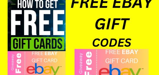 Free eBay Gift Card Codes Easy way