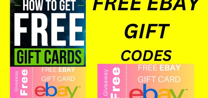 Free eBay Gift Card Codes Easy way