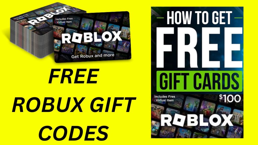 Free Roblox Gift Card Codes