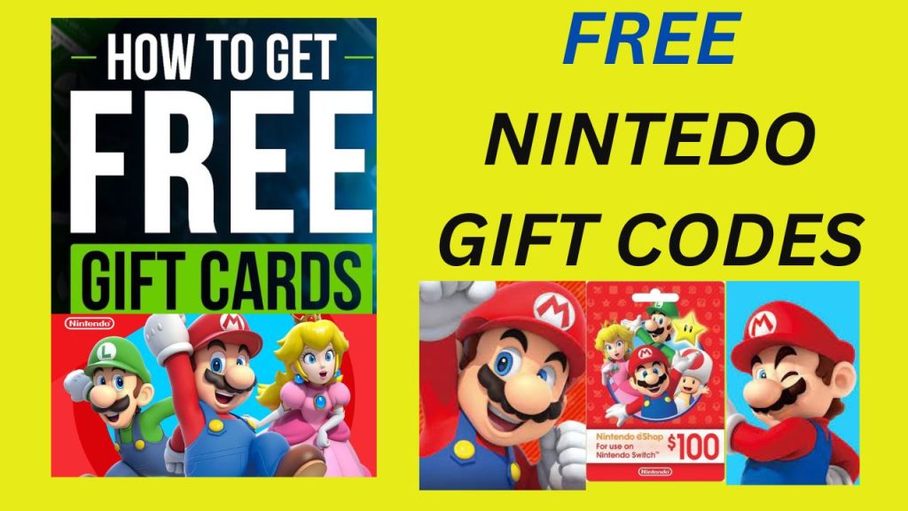 Free Nintendo eShop Gift Card Codes